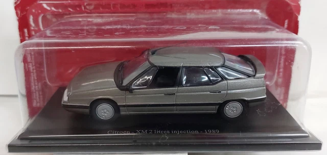 Citroën XM 2 Litres Injection 1989 Gris 1/43 Norev Neuf (Emballage mauvais état)