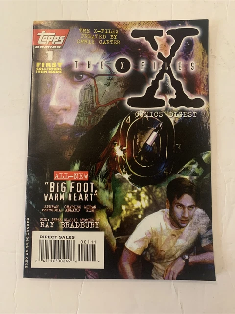 X-Files Comic Digest #1 (1995) 1St Printing  Main Topps Comics