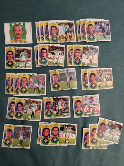 31 CromoS liga española futbol 96 97 ⚡ real BETIS ⚡Ediciones Este⚡1996 1997