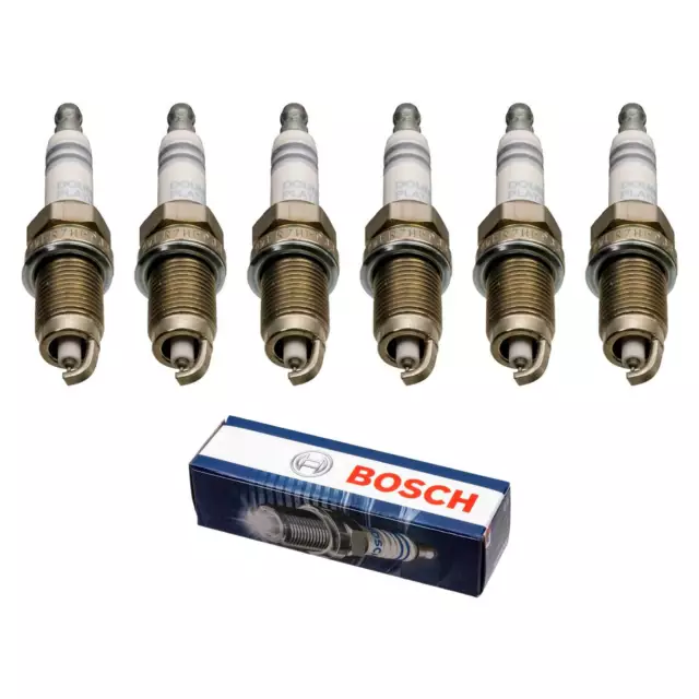 6 x Zündkerzen BOSCH für 2.8 150kW VW Golf 4 Bora Sharan T4 Multivan Alhambra