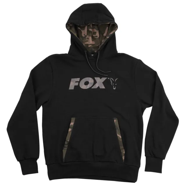 Fox Black/Camo Print Hoody I Angelbekleidung I Pullover I Angelhoody I Pullover