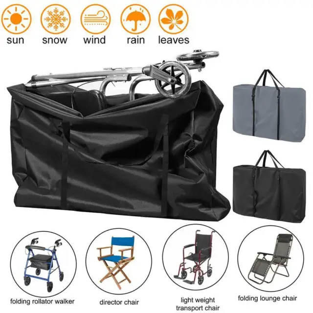 Outdoor Waterproof Folding Chair  Covers Storage Bag Lounge Chair Slipcover