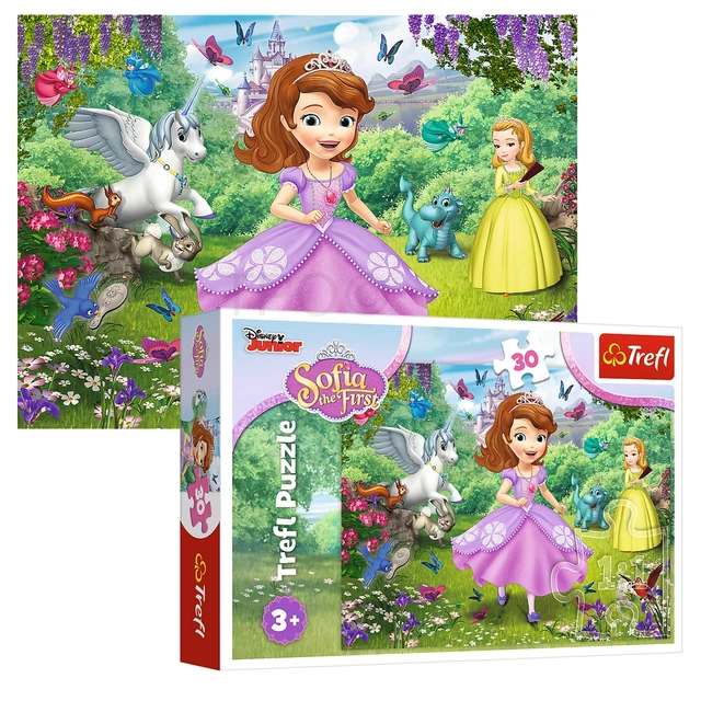 TREFL 30 PIECE Kids Large Disney Sofia The First In The Garden Jigsaw ...
