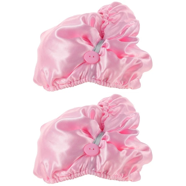 2 pz asciugamani asciugacapelli turbante per capelli asciugamano asciugamano asciugamano asciugatura rapida cappello da bagno donna avvolgimento per capelli