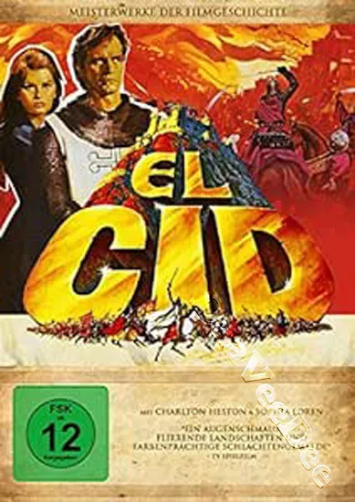 El Cid NEW PAL Arthouse DVD Anthony Mann Charlton Heston