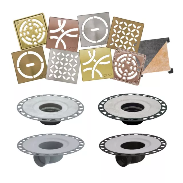 Schluter Systems Kerdi Drain Kit with Flange and 4” Drain