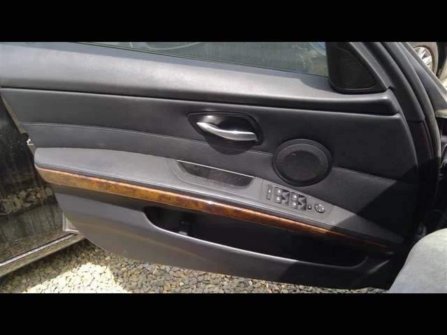 Black Leather Left Front Door Trim Panel 51417217541 Fits 06-08 BMW 328I E90 OEM