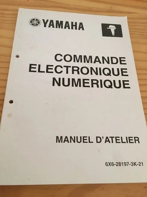 Yamaha moteur hors bord commande electronique revue technique manuel atelier