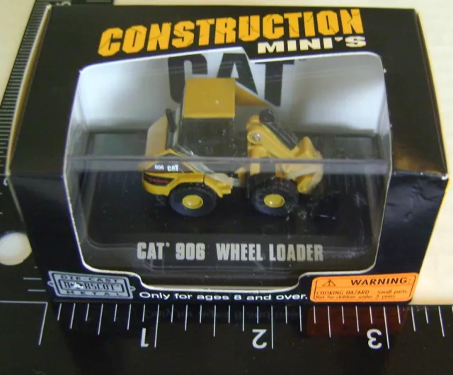 Norscot Scale Models, Construction Mini's, Cat 906 Wheel Loader, Die Cast Toy(2) 3