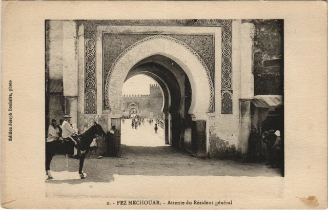 CPA AK Fez - Fez Mechouar - Waiting for the Resident General Morocco (1082769)
