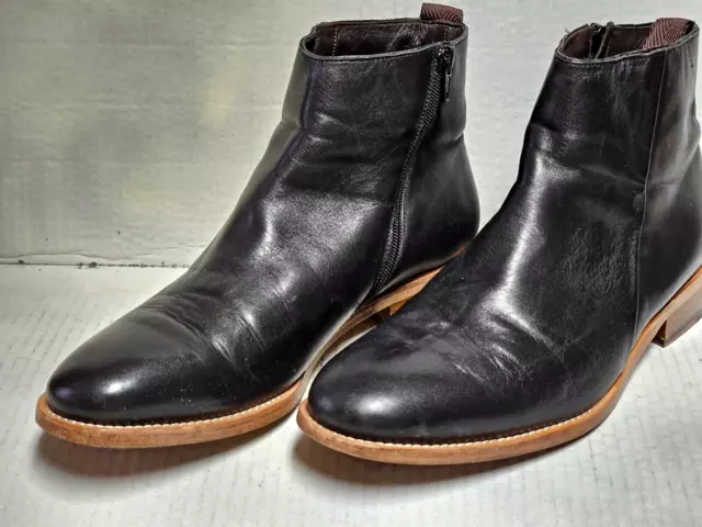 maison forte ivan chelsea leather boot