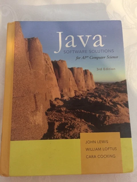 JAVA SOFTWARE SOLUTIONS AP Comp. Science 3rd Edition $38.99 - PicClick
