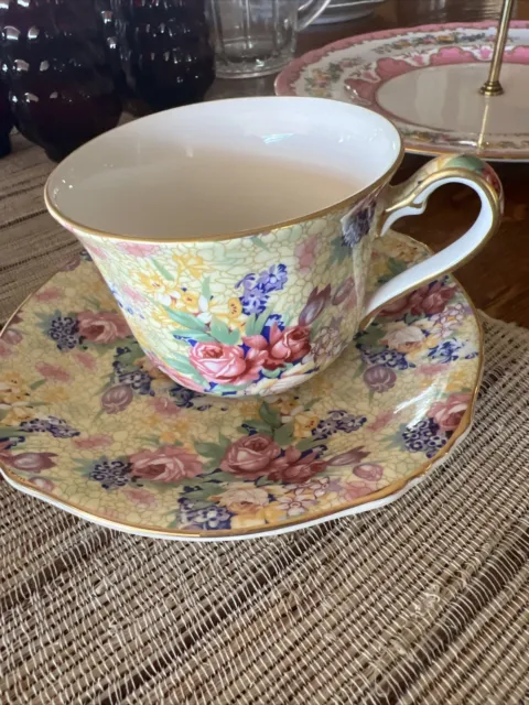 Royal Winton Grimwades Welbeck Chintz 1995 Cup And Saucer