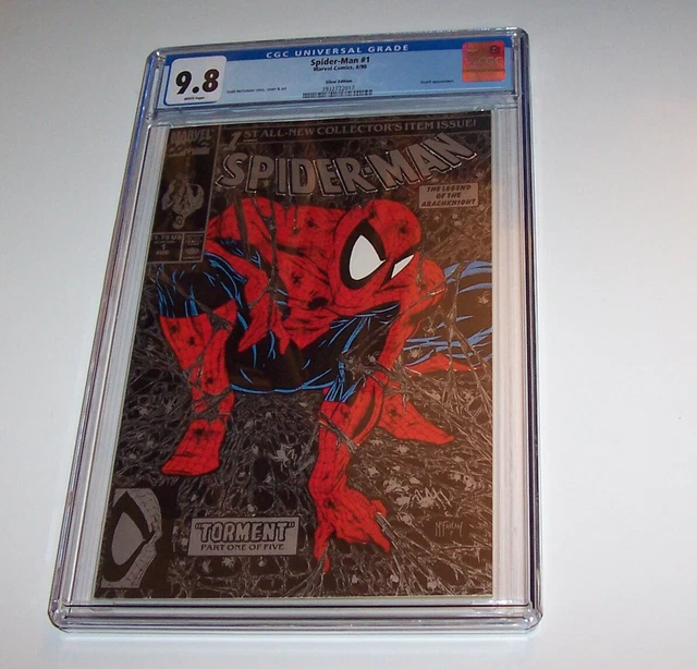 Spider-Man #1 - Marvel 1990 Copper Age Key Issue - CGC NM/MT 9.8 - (Silver)