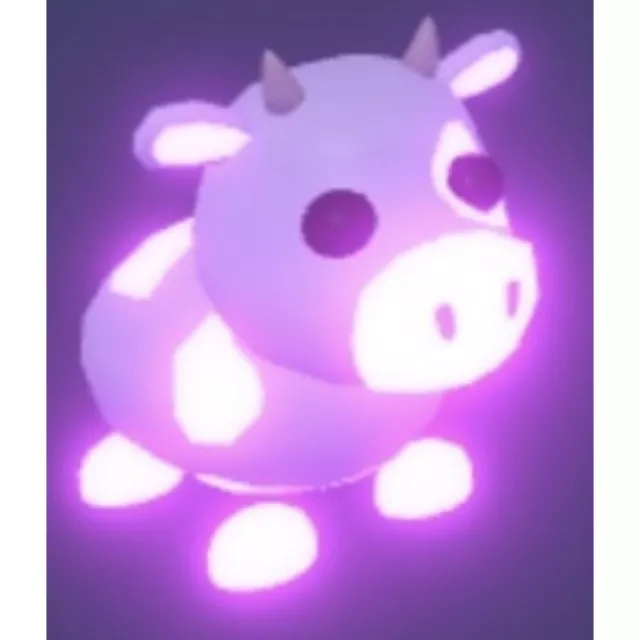 NEON COW NFR Roblox Fly Ride Adopt Me 14.50 PicClick