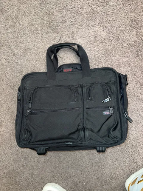 Tumi Bag Rolling Expandable  Pilot Briefcase Style Carry On  17x12x7"