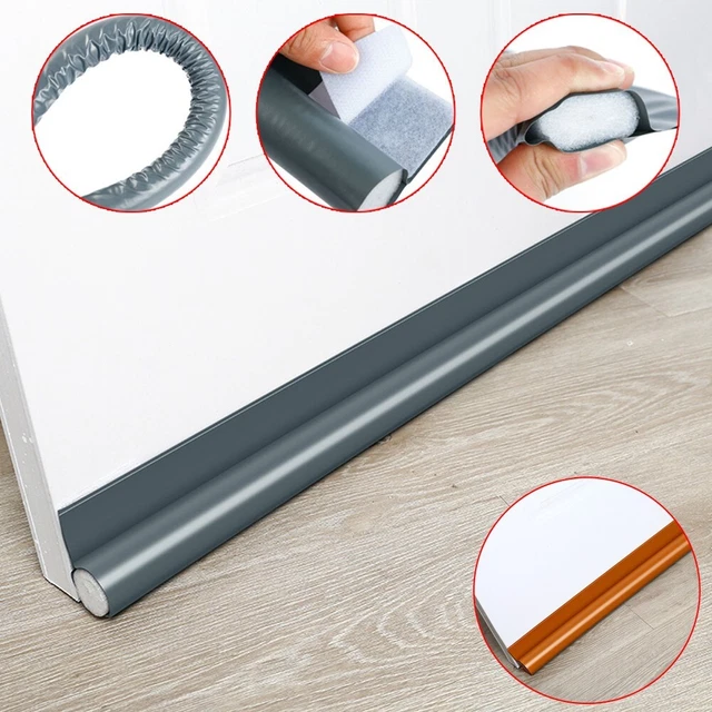 Sellado gris tiras protección puerta sellado suelo limpieza