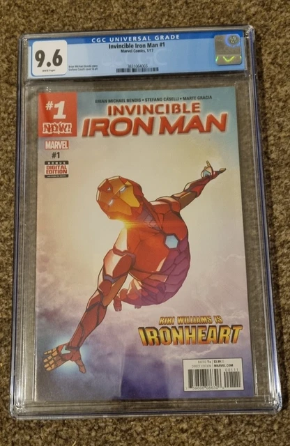 Invincible Iron Man #1 CGC 9.6 IRONHEART Marvel Riri Williams 2017