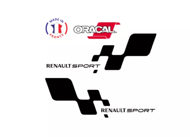 Stickers autocollant vinyle adhésif " Renault Sport bas de caisse " RS GT Trophy