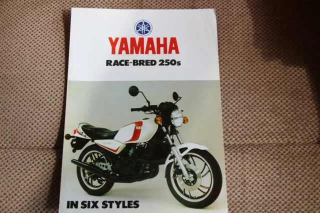 Yamaha 1980 Race-bred 250s brochure. Excellent condition.