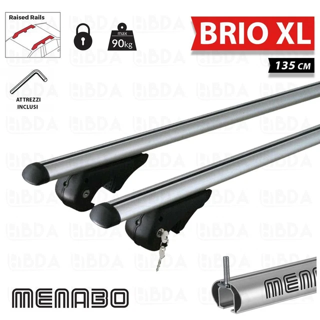 Barra Portatutto Universale G3 Clop In Acciaio - Lunghezza 127 Cm, Carico Max 75 Kg