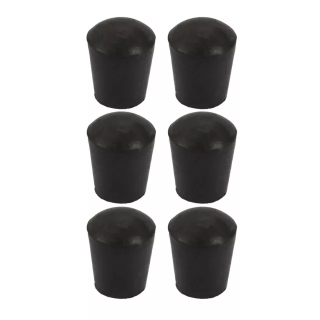 6Pcs Tapa Goma Redonda Para Pata Muebles Silla Mesa 16mm Diámetro Interior