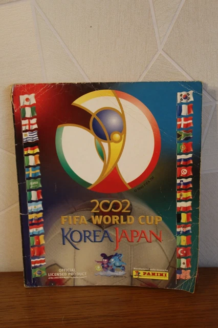 Ancien Album Panini Coupe Du Monde 2002 - Corée/Japon - Collection Stickers Football Vintage