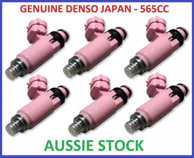 6 550cc 565cc Fuel Injectors for Subaru STi Mitsubishi Magna v6 Galant EZ30 6 550cc 565cc Fuel Injectors for Subaru STi Mitsubishi Magna v6 Galant EZ30