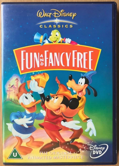 FUN AND FANCY Free DVD 1947 Walt Disney 9th Animated Classic Mickey fun-and-fancy-free-dvd-1947-walt-disney-9th-animated-classic-mickey