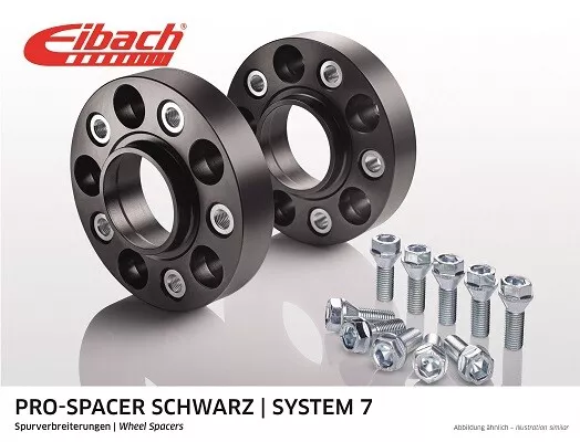 EIBACH Spurverbreiterung 40 mm Schwarz (S90-7-20-013-B) für VW Transporter T6