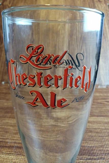 Yuengling Lord Chesterfield ale  Glass America's Oldest Brewery Barware Bar Tall