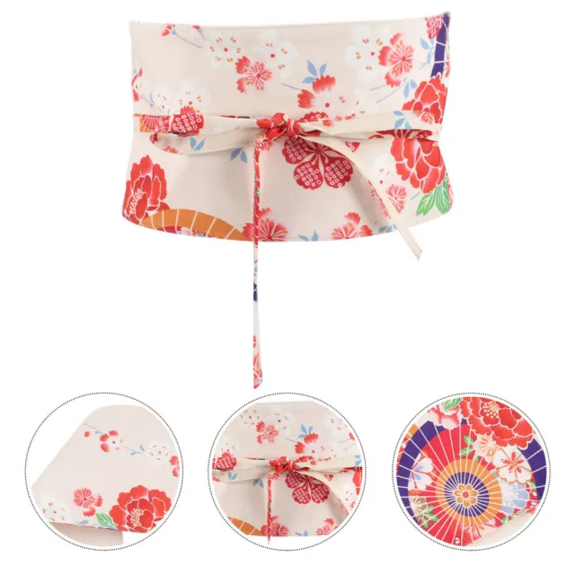 Breiter Hanfu-Gürtel Japanischer Kimono-Gürtel Aus Stoff Fräulein Binden