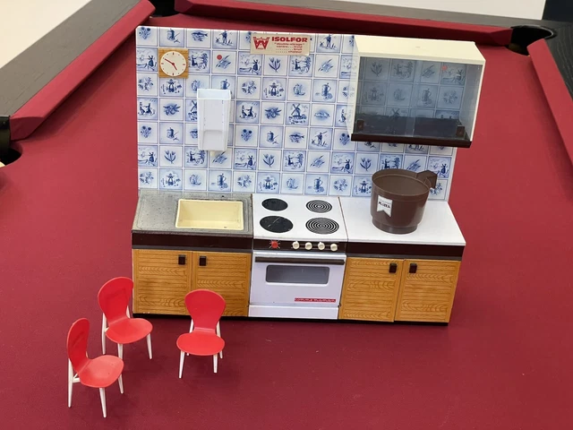 Dinette Vintage – Batterie De Cuisine Miniature Alu émaillé Jaune – 10 Pièces
