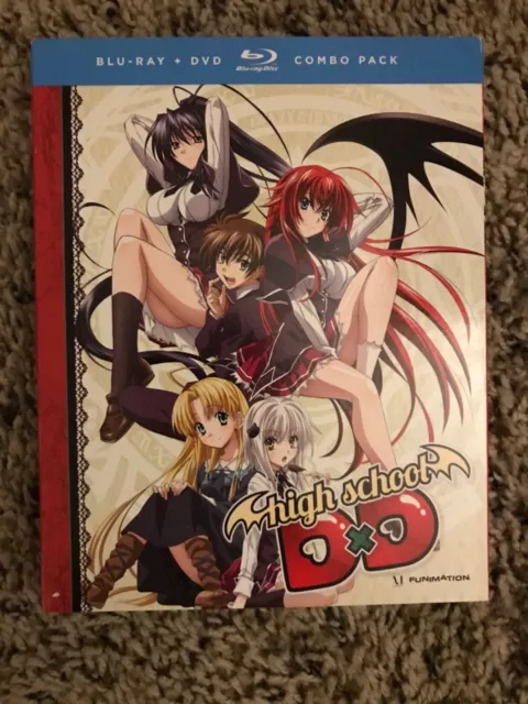 High School DxD: Episodes 1-12 + Extras Dvd 2013 4-Disc Set 704400091667