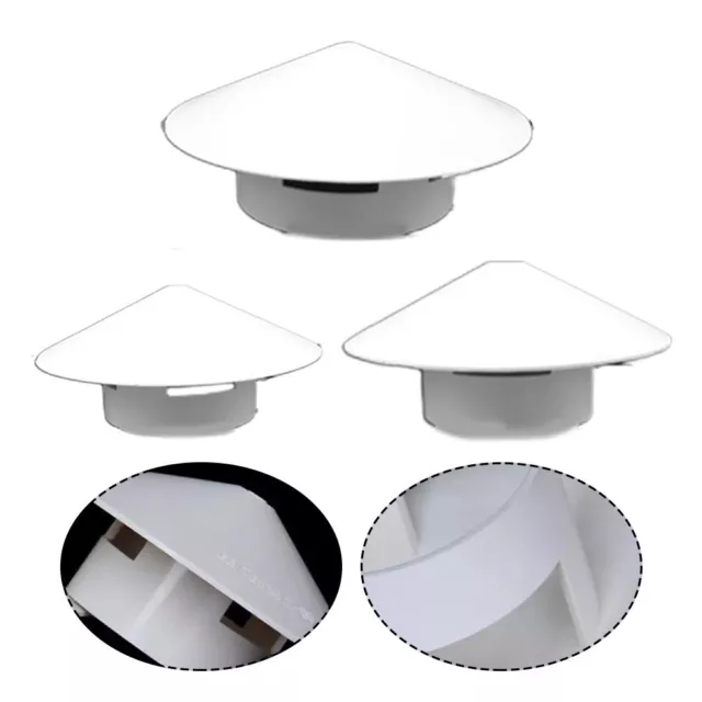 Rohrlüftungskappe Stylish Dome Design PVC MM PVC -Kühlergrillregenkappe