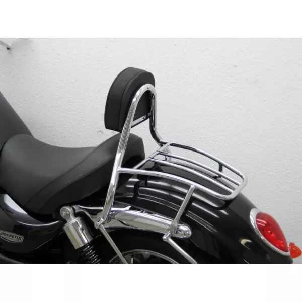 Triumph 2300 Rocket Iii-10/18- Sissy Bar Conducteur Avant + Porte Bagage-6087 Fr