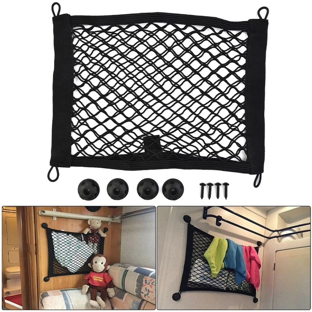 For Cargo Van Motorhome Mobile Home Caravan Boat,Extra Large Elastic Storage Net