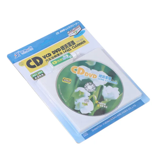 CD VCD DVD Player Lens Cleaner Dust Dirt Removal Cleaning Fluids Disc Restor_se 2