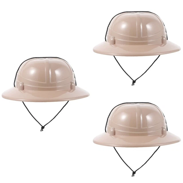 3x chapeau cosplay décoration de fête chapeau d'explorateurs pour performance