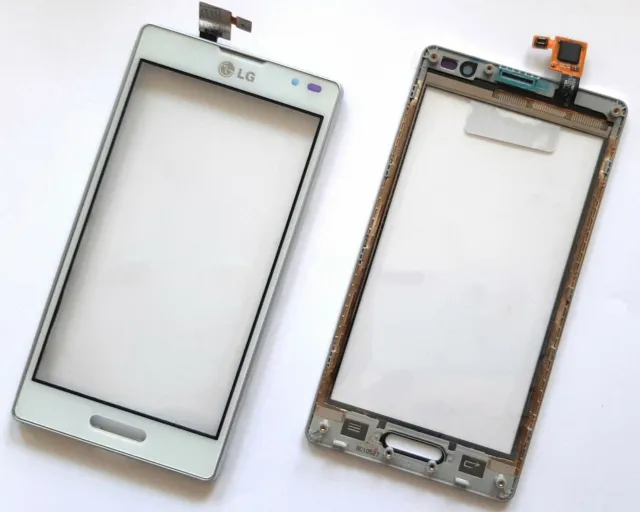 NEU Glas & Digitizer für LG Optimus L9 P760 weiss Tochscreen Display Rahmen