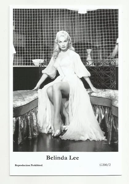 (Bx19) Belinda Lee Photo Card (G200/2) Filmstar  Pin Up Movie Star Glamor