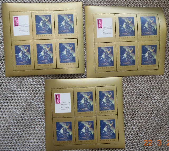 polnische Briefmarken 1968 (Gemälde )