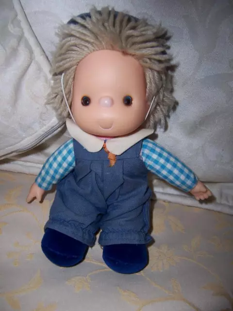 1980 ICECREAM DOLL DEAN TOYS original outfit wool hair vinyl head soft body