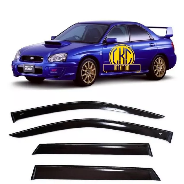 Windows Visors Deflector for Subaru Impreza (GD, GG) 2000–2007 Sun Rain Guard