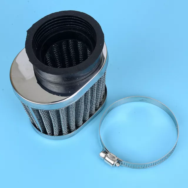 1pcs 50mm Motocyclette Filtre à air Air Filter Pod Intake Cleaner with Clamp