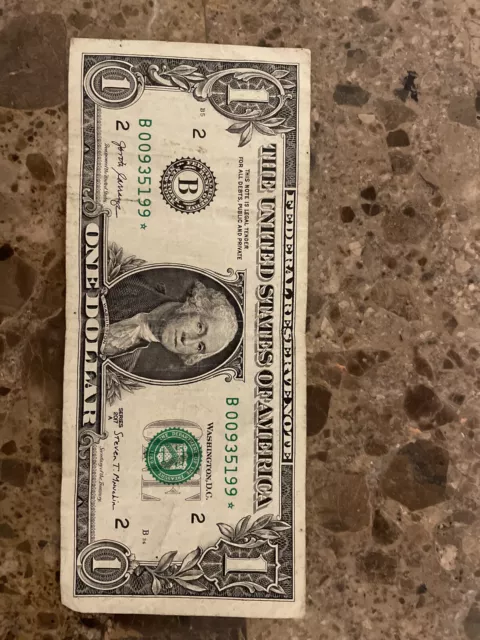1 dollar bill star note 2017