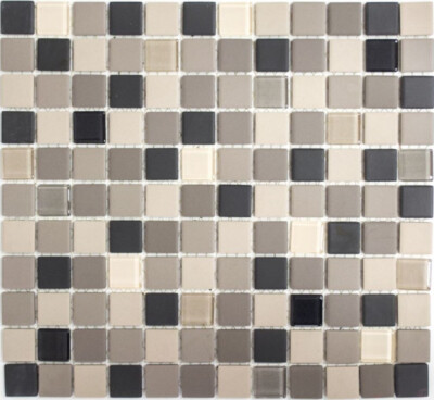 Braun Mosaïque Céramique Braun non Vernie Carreaux de Mur Badfliese Mos18-cu050 _F 