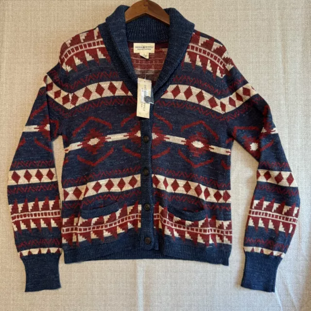 Ralph Lauren Denim & Supply Womens Cardigan Sweater Southwestern Large NWT