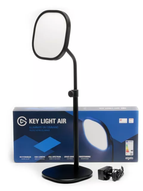 Elgato Key Light Air Professional LED Panel 1400 Lumens Streaming Free Standing