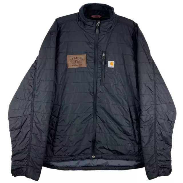 Carhartt Black Padded Nylon Jacket Size L